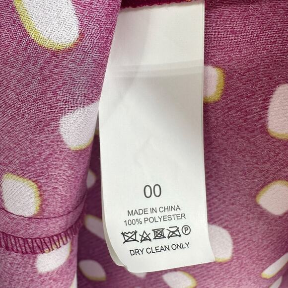 Kate Spade Mallow Crepe Polka Dot Swing Mini Dress Size 00 Romantic Whimsigoth - Picture 10 of 13